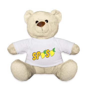 ITALIAN HOCHZEIT BRÄUTIGAM SPOSO - Teddy - Weiß - Vorne