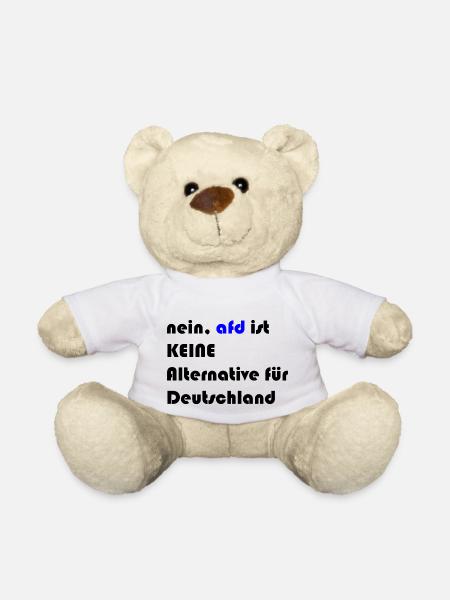 nein, afd ist keine alternative für deutschland - Teddy - Weiß