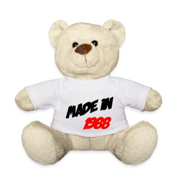 Made in 1988 - Nounours - blanc - Devant