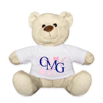 Omg pink - Teddy Bear - white - Front