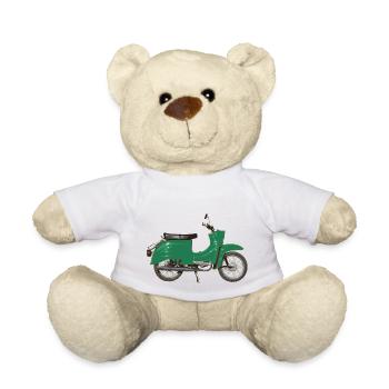 Schwalli grün KR51/2 - Teddy - Weiß - Vorne