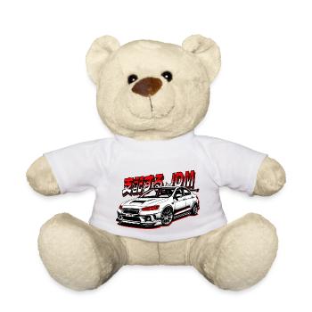 JDM Dominator Anime Style Car - Teddy Bear - white - Front