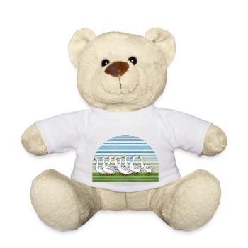 Geese - Teddy Bear - white - Front