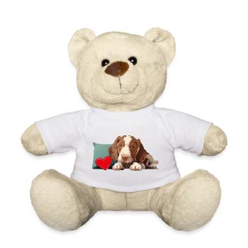 Chiot - Pepe notre petit chien - Nounours - blanc - Devant