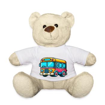 bus comic - Teddy - Weiß - Vorne