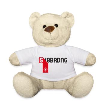Skateboarding - Teddy Bear - white - Front