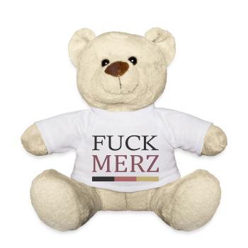 fuck merz - Teddy - Weiß - Vorne