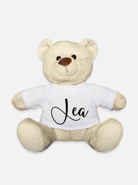 name lea - Teddy - Weiß
