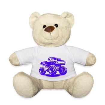Truck Monster Truck - Nounours - blanc - Devant