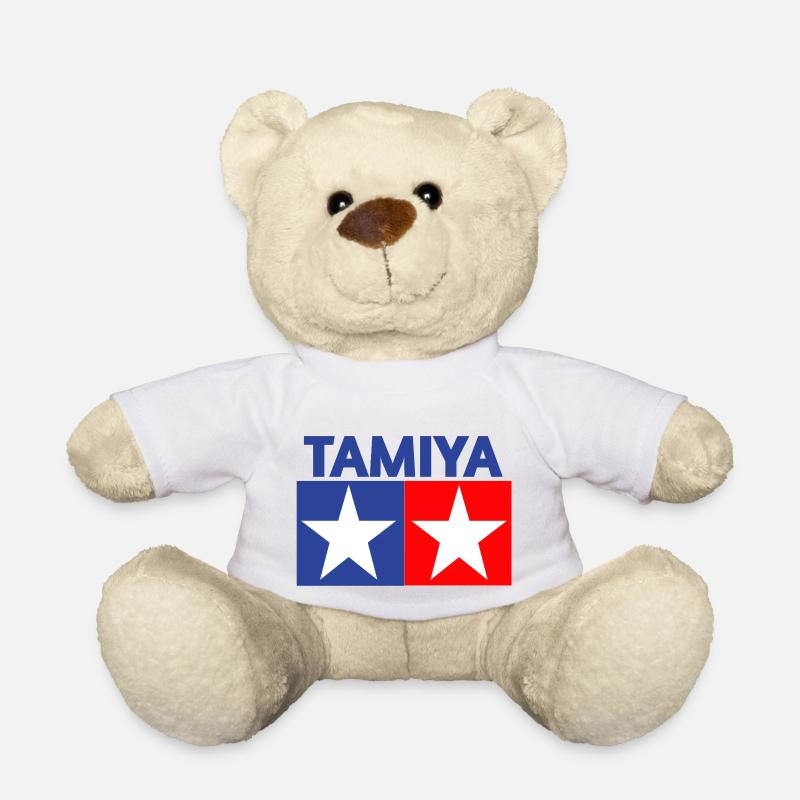 Tamiya Logo - Teddy Bear - white