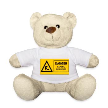 Gender equality - Teddy Bear - white - Front
