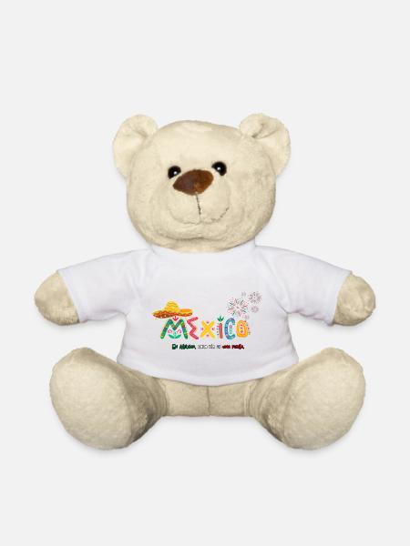 Mexico City - Teddy Bear - white