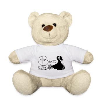 Abstrakte Geometrie Wasserfarbe Design - Teddy - Weiß - Vorne