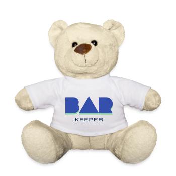 Bar Keeper - Team Member - Staff - Crew - Teddy Bear - white - Front