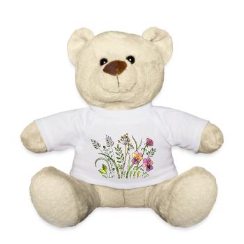 Blumen - Teddy - Weiß - Vorne