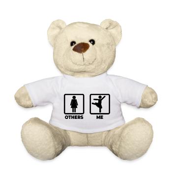 Life as a ballet dancer - Teddy Bear - white - Front