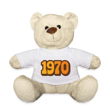1970 – L’Essence Rétro Vintage - Nounours - blanc - Devant