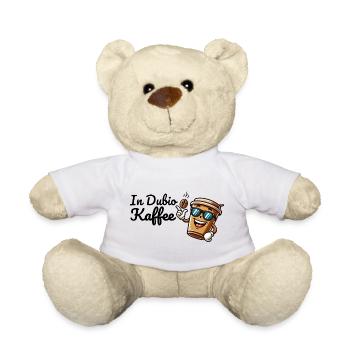 In Dubio Coffee – Coffee Shirt for Coffee Lovers - Teddy Bear - white - Front