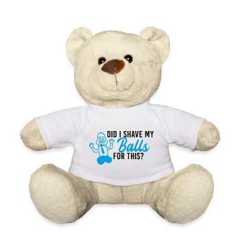 Did I shave my balls - Teddy - Weiß - Vorne