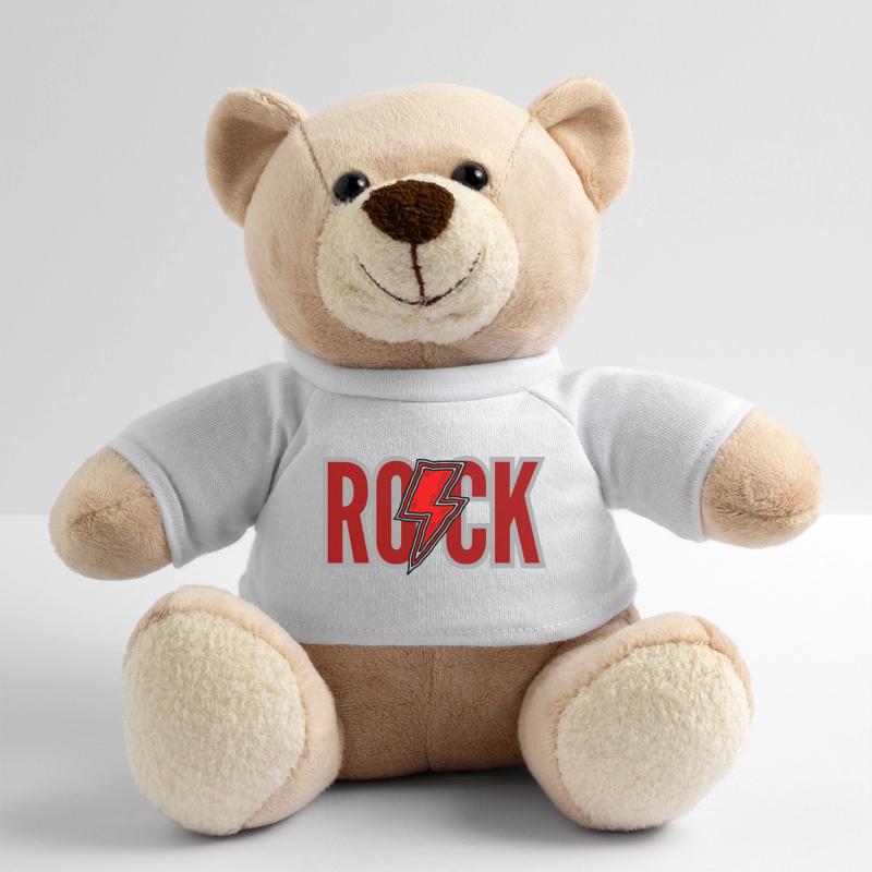 ROCK Rotes Logo Teddy