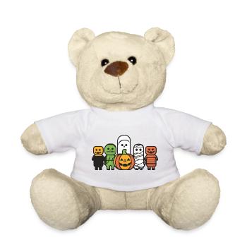 Halloween Monster - Teddy - Weiß - Vorne