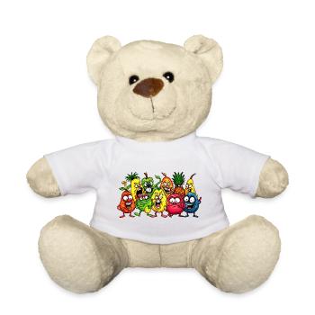 Crazy fruits - Teddy Bear - white - Front