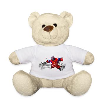 Eishockey Torwart - Teddy - Weiß - Vorne