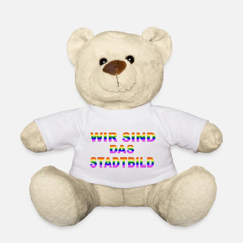 Wir sind das Stadtbild - Teddy - Weiß