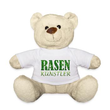 Rasenkünstler Fußballer Fußballtrainer Platzwart - Teddy - Weiß - Vorne