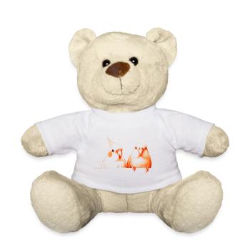 Birdies - Teddy Bear - white - Front
