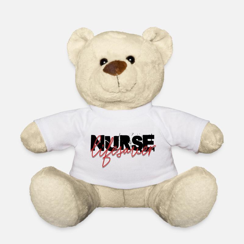 Sauveteuse infirmière - Nounours - blanc