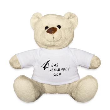 Das versendet sich - Teddy - Weiß - Vorne