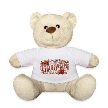 Équipe Vin chaud Marché de Noël Dicton de Noël - Nounours - blanc - Devant