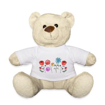 Blumen - Teddy - Weiß - Vorne