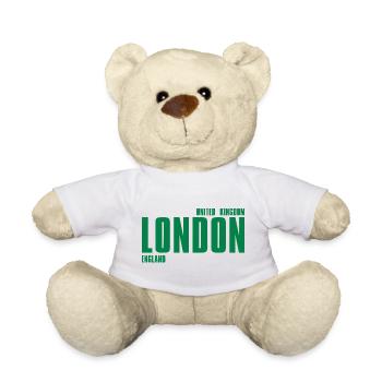 London – England Lyric Design - Teddy - Weiß - Vorne