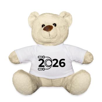 Seilspringen Sport 2026 - Teddy - Weiß - Vorne