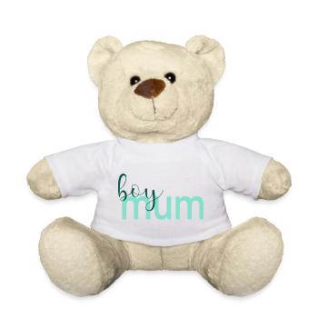 Muttertagsjunge Mama - Teddy - Weiß - Vorne