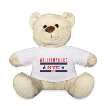 Williamsburg NYC 1954 Retro - Teddy - Weiß - Vorne