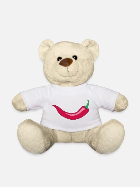 Red Chili Smile - Teddy - Weiß
