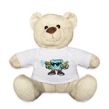 Eisblock-Sommerspritzer - Teddy - Weiß - Vorne