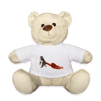 Punch - the little monkey - Teddy Bear - white - Front