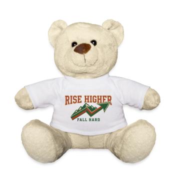 Fall Hard, Climb High - Resilience T-Shirt - Teddy Bear - white - Front
