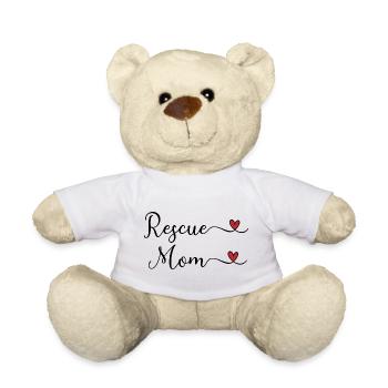 Animal welfare mom - Teddy Bear - white - Front