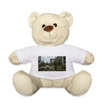 Ruinensoldat mit Gasmaske - Teddy - Weiß - Vorne