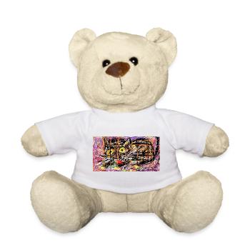 Liebe zur Katze - Teddy - Weiß - Vorne