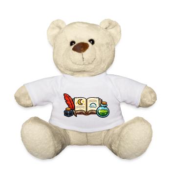 Moonlight Library of Alchemy - Teddy Bear - white - Front