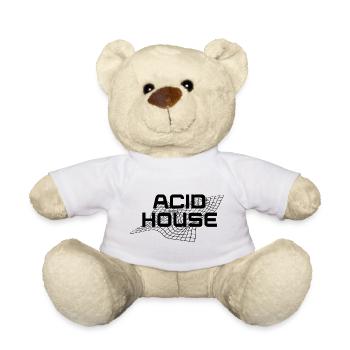 Acid House - Teddy Bear - white - Front