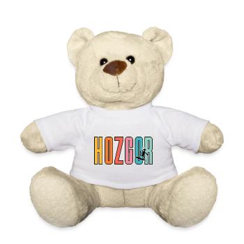 HOZGOR – Surf rétro et humour décalé - Nounours - blanc - Devant