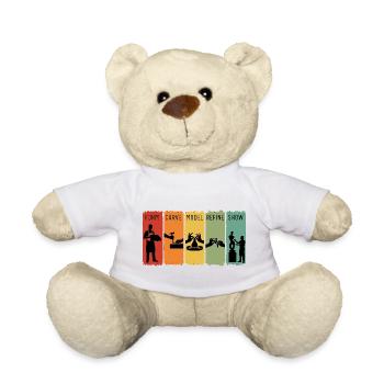 Retro Sculpting Steps Schnitzen Modell Verfeinerung Geschenk - Teddy - Weiß - Vorne