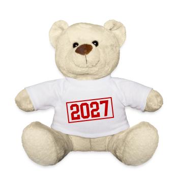 2027 Stempel - Teddy - Weiß - Vorne